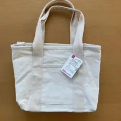 トートバッグ（3仕切・キャンパス地）ダイソーのサムネイル