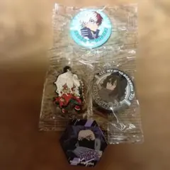 ビッくらポン　アニメキャラクター ピンバッジ他 4個セット