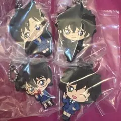名探偵コナン　カプセルラバーマスコット　4個セット