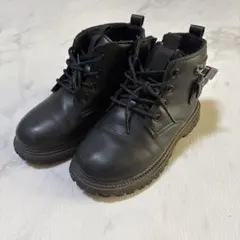 編み上げブーツ　ブーツ　キッズ　19cm