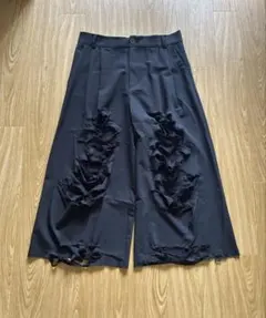 taakk ターク 2024AW アシンメトリーフリルスラックス - メルカリ