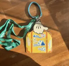 バケーションパッケージ　トランク型　パスケース　ミニポーチ　ミッキー　ディズニー