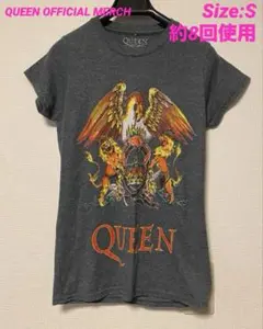 【8回着用】QUEEN ダークグレー公式Tシャツ Sのサムネイル