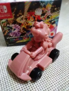 新品　マリオカート8 デラックス ピンクゴールドピーチ フィギュア ミニカー