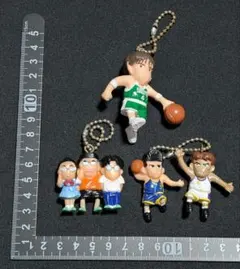 スラムダンク SLAMDUNK スラムスイング キーホルダー フィギュア 8個 バンダイ スラムダンク スラムスイング1～8弾全45種揃い キーホルダー・アクリルキーホルダー
