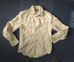 値下げ！GOTCHA しわ加工 長袖シャツ