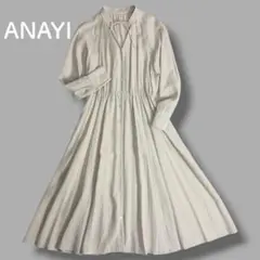 アナイ ANAYI 원피스 シャツ 長袖 ソフトタイプライター エレガント