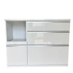 美品】ニトリ リガーレキッチンカウンター セラミック(大理石調)天板