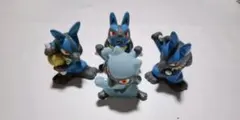 ルカリオ リオル 指人形 フィギュア 4体セット まとめ売り