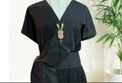 【年末年始特別割引！】逸品！高級綿麻夏着物 KIMONOFUKUセットアップ