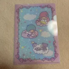 リトルツインスターズカフェ　キキララカフェ　特典　クリアファイル