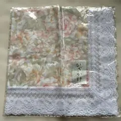 和装レーススカーフ 花柄 日本製
