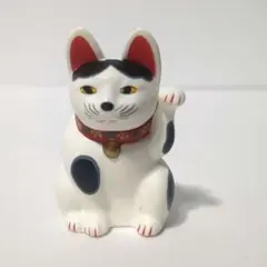 【ネコ】三河系土人形の招き猫 日本生まれの招き猫 【説明必読】