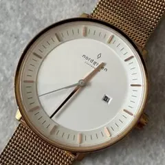 【美品】ノードグリーン nordgreen クォーツ 36mm 腕時計 ゴールドのサムネイル