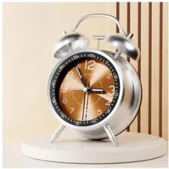 YYDS 大音量目覚まし 絶対起きれる目覚まし時計　オレンジ　爆音 レトロ