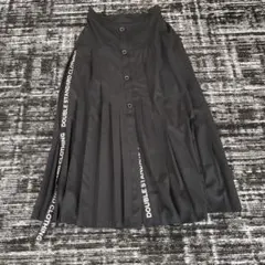 DOUBLE STANDARD CLOTHING プリーツスカート ブラック