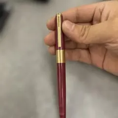 PILOT 万年筆 レッド ゴールドトリム 14K585F 中古 - メルカリ