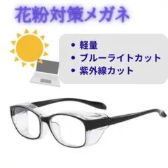 花粉対策メガネ 防風 飛沫ガード 曇りにくい 軽量 花粉症 保護 めがね 残2点