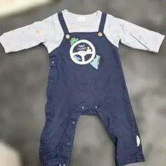 FIRST CLOSET 恐竜プリントロンパース