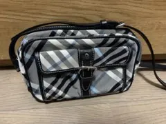 Burberry Blue label チェック柄ショルダーバッグ