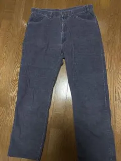 80s USA製 Levi’s 519 コーデュロイ ネイビー ボタン裏542