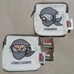 雑渡 高坂 2点セット タソガレドキ 忍たま乱太郎 スクエアポーチ