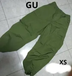 GU オリーブグリーン XS カーゴパンツ 未使用品