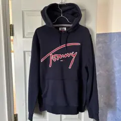 ネイビーパーカー M トミーヒルフィガー デニム