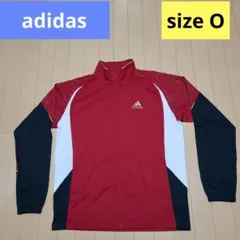 adidas アディダス 長袖 トラックジャケット　Oサイズ　レッド