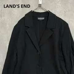 LAND'S END テーラード　ジャケット　シンプル　綺麗め　上品　セレモニー