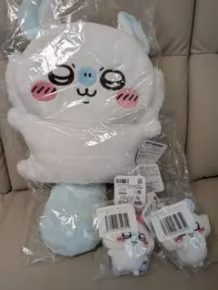 ちいかわ 褒めろッ モモンガだらけくじ B賞 抱っこサイズぬいぐるみ他