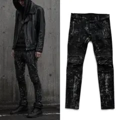 BALMAIN Marble Print Biker Pantsのサムネイル