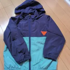 BREEZE フード付きジャケット サイズ130 ネイビー/ターコイズ