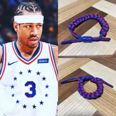 NBA アレンアイバーソン　紐ブレスレット　バスケ　ミニバス