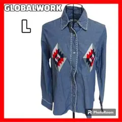 ラ*ム様 shuca GLOBALWORK　シュカ グローバルワーク 長袖 シャ