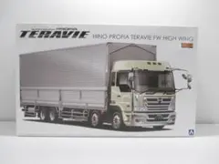 ケンクラフト 1/50 プロフィアSS 6×4ハイルーフ16輪トレーラセット 白