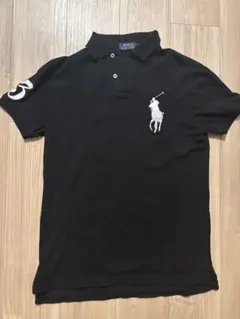 Ralph Lauren ビッグポニー ポロシャツ y2k swag ブラック - メルカリ
