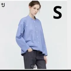 UNIQLO➕J スーピマコットンストライプシャツジャケットS