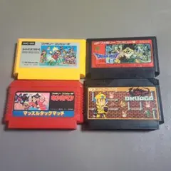 FC　ファミコン4本セット　K