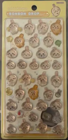 サンスター文具 ちいかわグッズ ボンボンドロップシール うさぎ S8542910