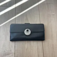 GUCCI グッチ ブラックレザー 長財布
