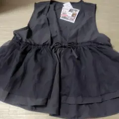 しまむら　MUMU チュール切り替えベスト グレー Mのサムネイル