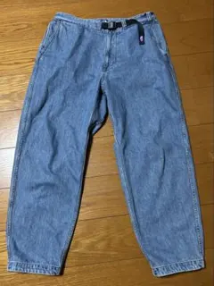 ザノースフェイス パープルレーベル デニム ワイド テーパード パンツ