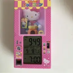 キティちゃんポップコーン目覚まし時計