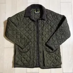 【破格】　Barbour キルティングジャケット　オリーブ　L