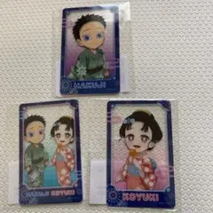 鬼滅の刃　花火大会2025 狛治と恋雪　D賞　アクリルクリアカード　3枚