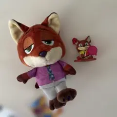 ナムコ限定 ズートピア2 赤いほっぺマスコット ニック、ニックガチャおまけ♡