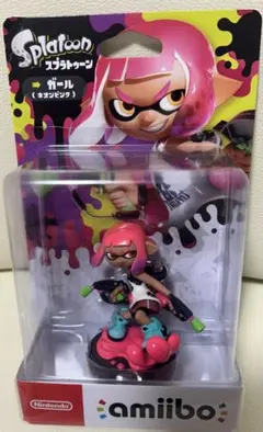 【新品未開封】amiibo ガールネオンピンク　アミーボ　スプラトゥーン