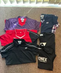 【バドミントン ウェア】6点セット M/L YONEX MIZUNO