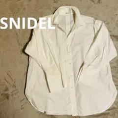 美品SNIDEL ✨長袖シャツプルオーバー　レイヤード【F】　2way綿100%のサムネイル